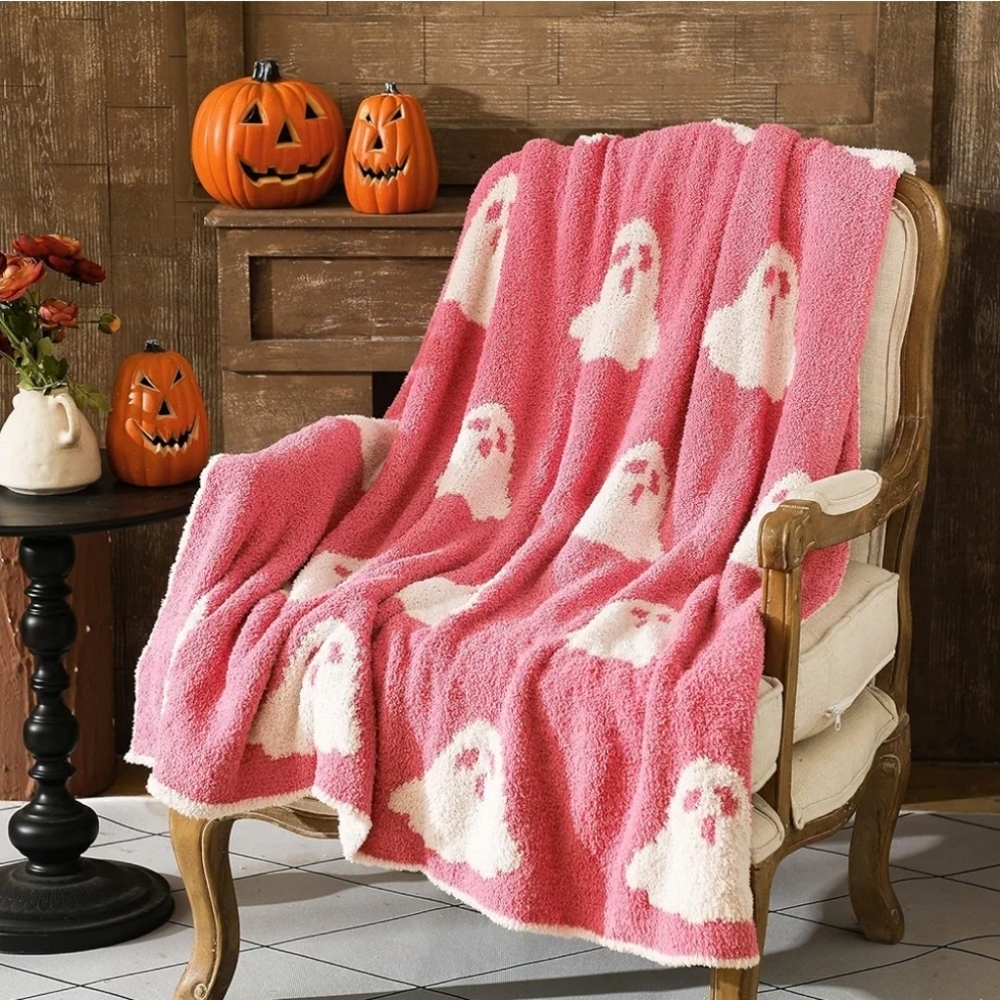 50 x 60'' Halloween Throw Blanket Microfiber Ghost Blanket